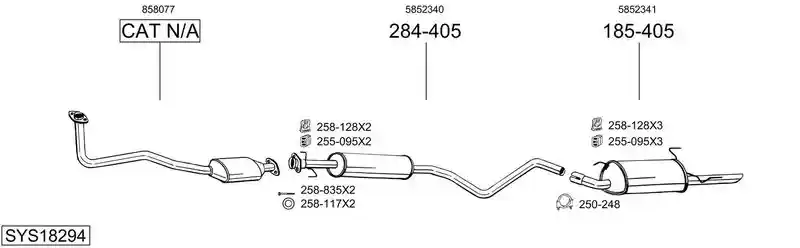 BOSAL SYS18294