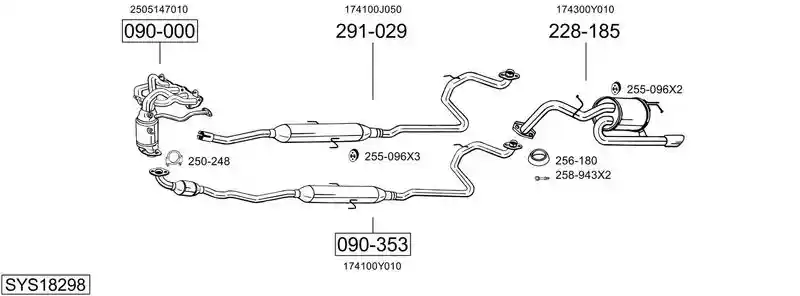 BOSAL SYS18298