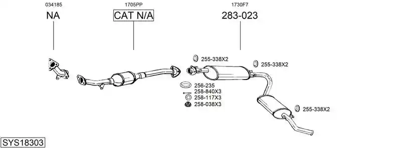 BOSAL SYS18303