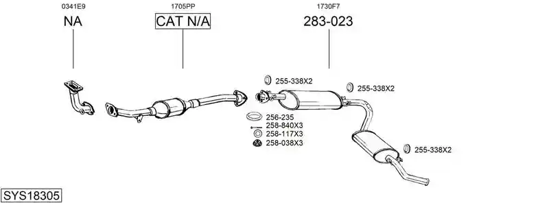 BOSAL SYS18305
