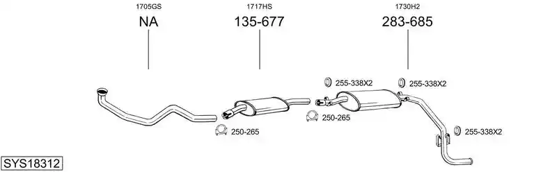 BOSAL SYS18312
