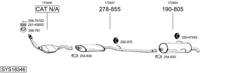 BOSAL SYS18346