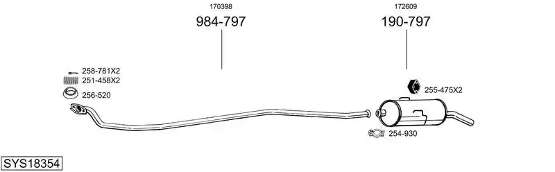 BOSAL SYS18354