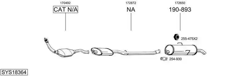 BOSAL SYS18364