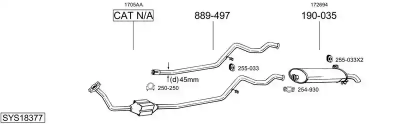 BOSAL SYS18377