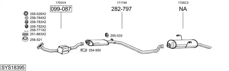 BOSAL SYS18395