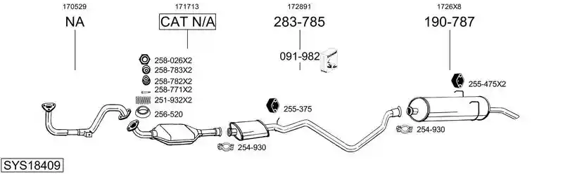 BOSAL SYS18409