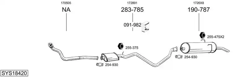 BOSAL SYS18420