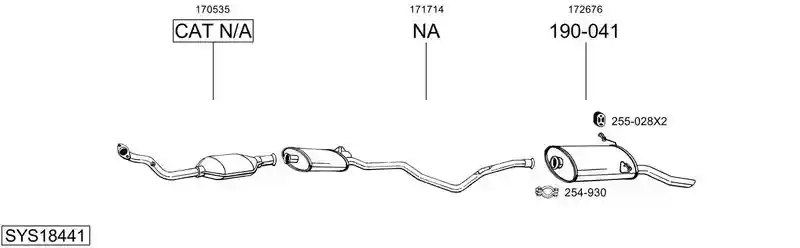BOSAL SYS18441