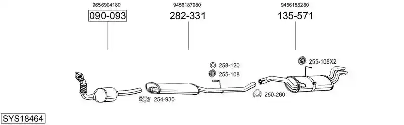 BOSAL SYS18464