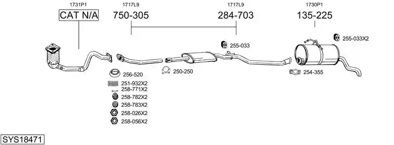 BOSAL SYS18471