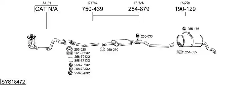 BOSAL SYS18472