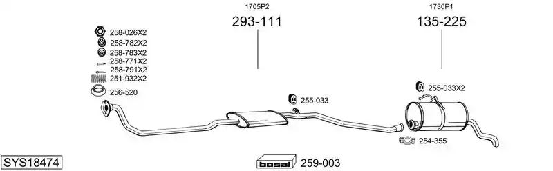 BOSAL SYS18474