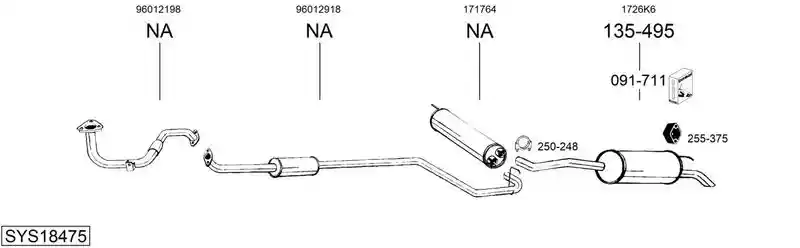BOSAL SYS18475