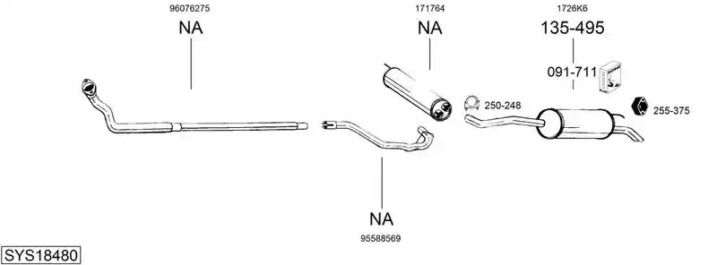 BOSAL SYS18480