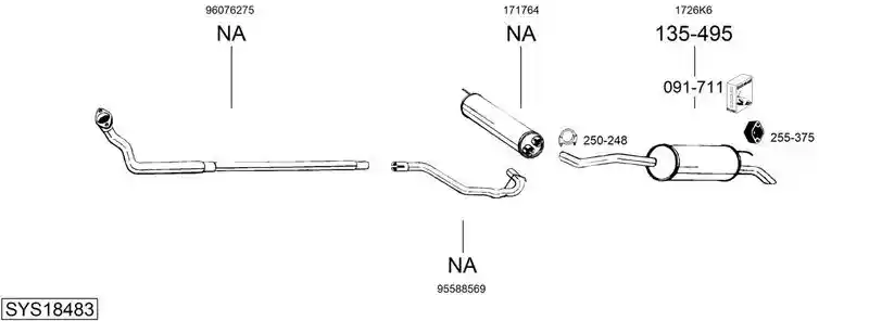 BOSAL SYS18483