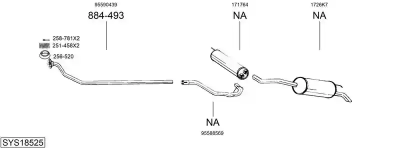 BOSAL SYS18525