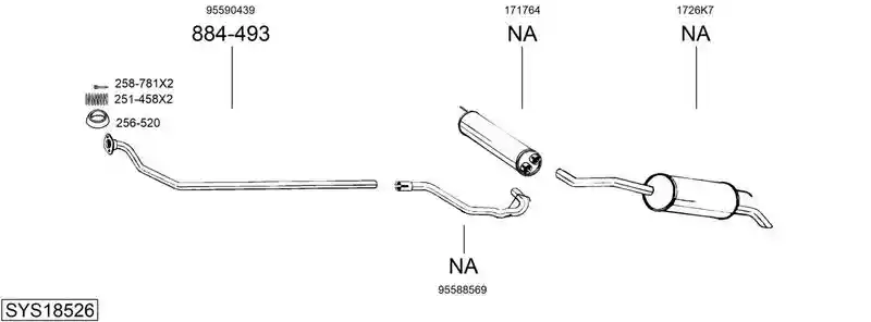 BOSAL SYS18526