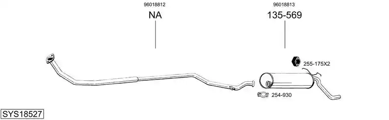 BOSAL SYS18527