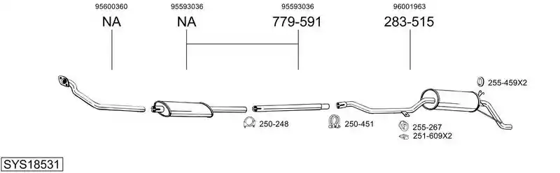 BOSAL SYS18531