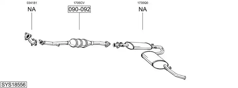 BOSAL SYS18556