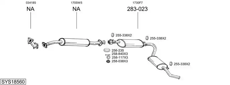 BOSAL SYS18560