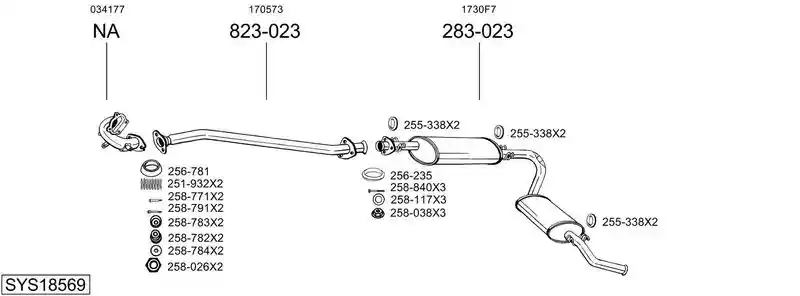 BOSAL SYS18569