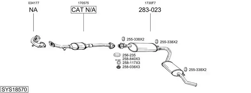 BOSAL SYS18570