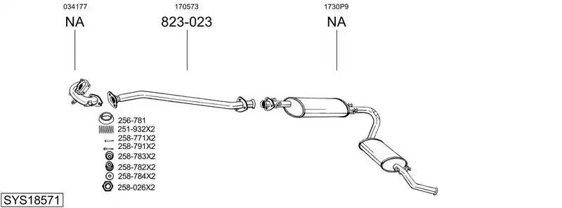 BOSAL SYS18571