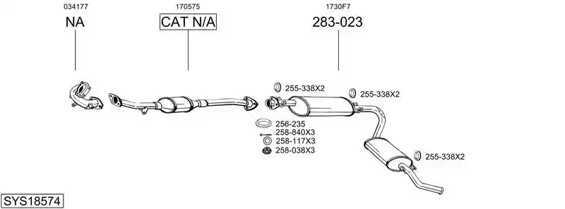 BOSAL SYS18574