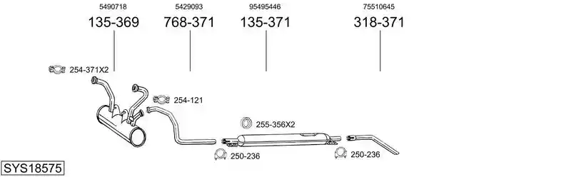 BOSAL SYS18575