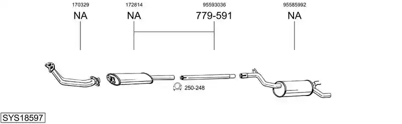BOSAL SYS18597