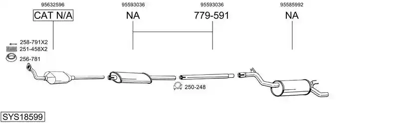 BOSAL SYS18599