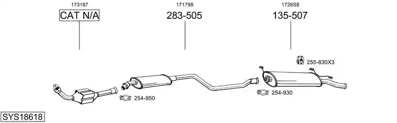 BOSAL SYS18618