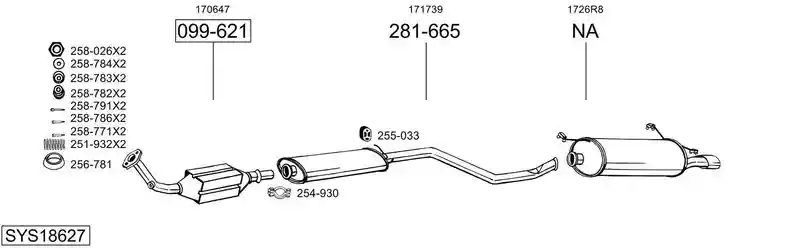 BOSAL SYS18627