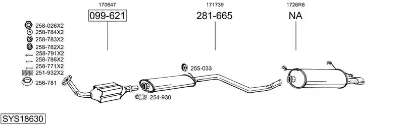 BOSAL SYS18630