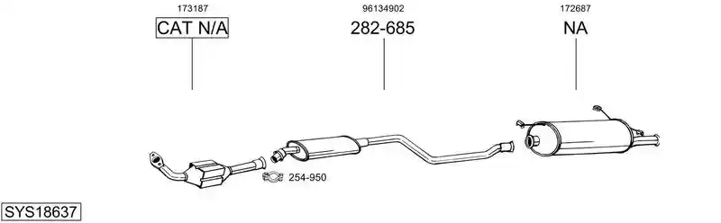 BOSAL SYS18637