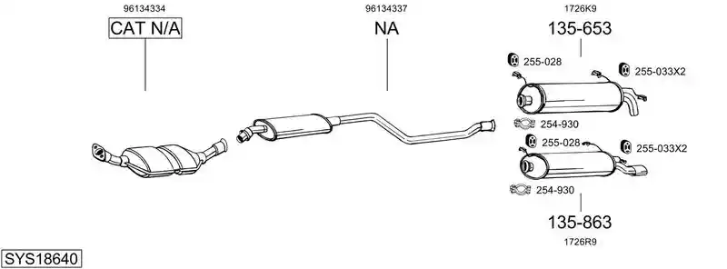 BOSAL SYS18640