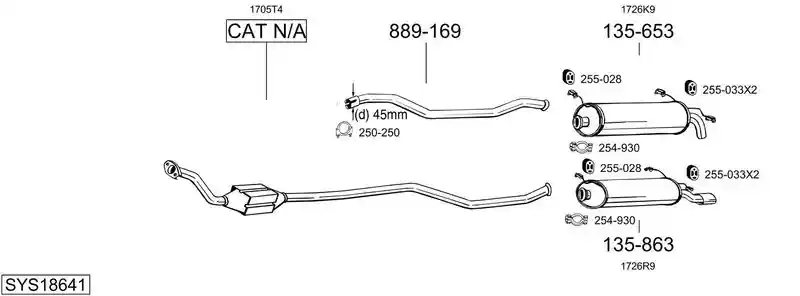 BOSAL SYS18641