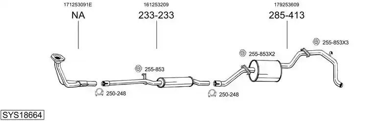 BOSAL SYS18664