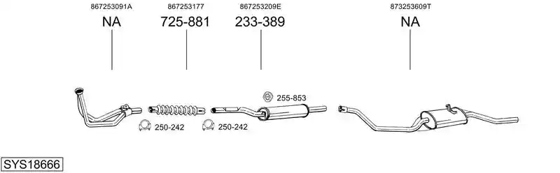 BOSAL SYS18666