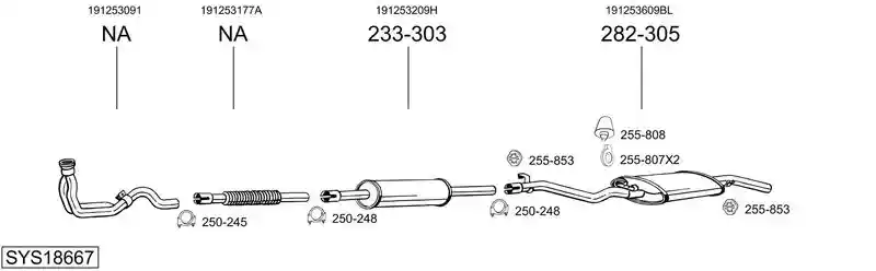 BOSAL SYS18667