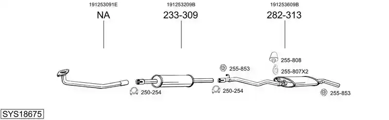 BOSAL SYS18675