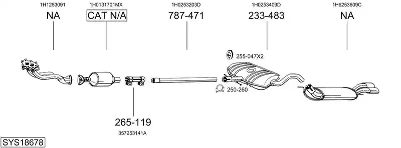 BOSAL SYS18678