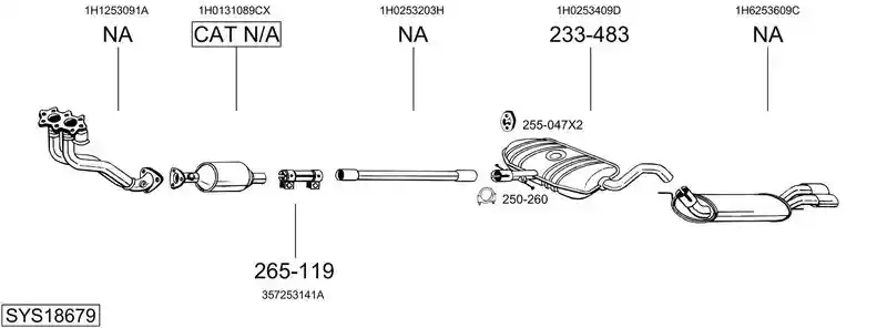 BOSAL SYS18679