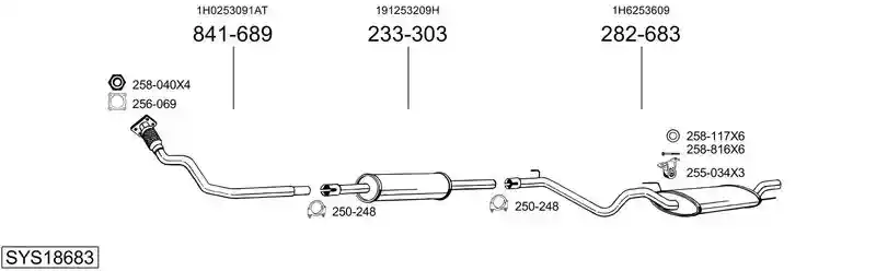 BOSAL SYS18683