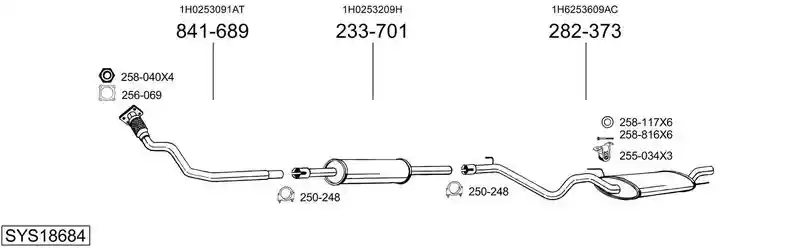 BOSAL SYS18684