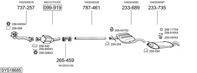 BOSAL SYS18685