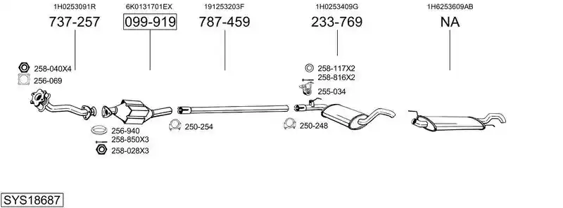 BOSAL SYS18687