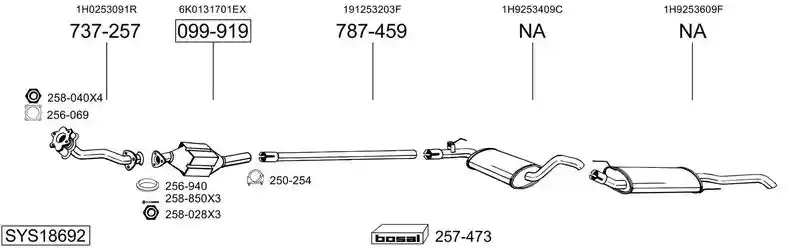 BOSAL SYS18692